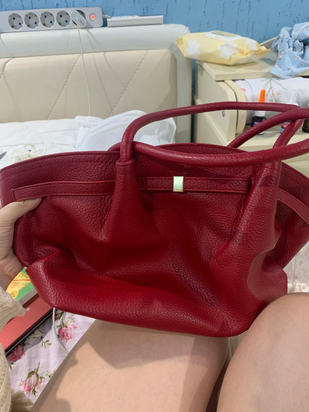 Customer photo review of Sandy Shoulder Tote Bag