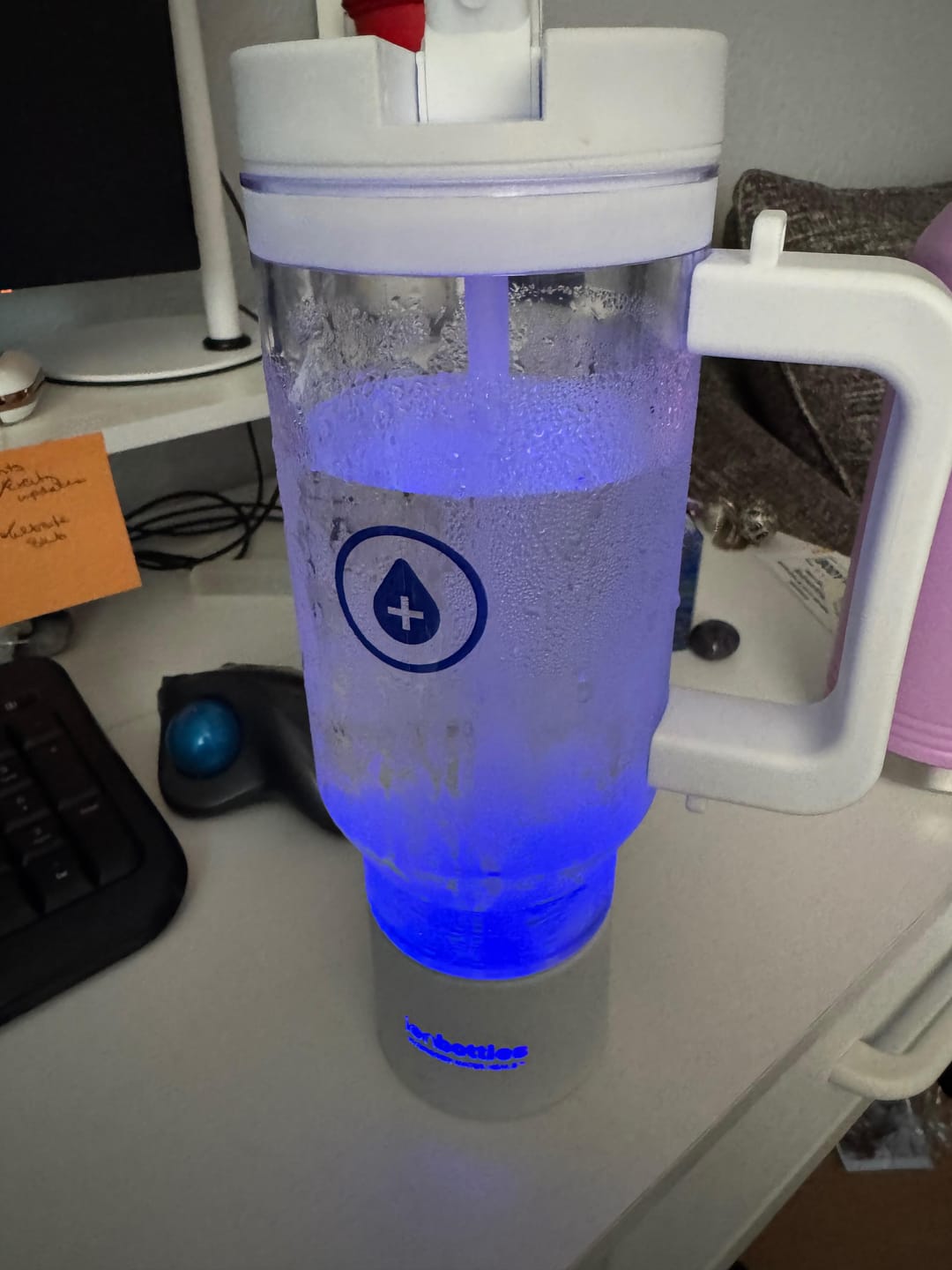 Customer photo review of Pro Hydrogen Water Bottle