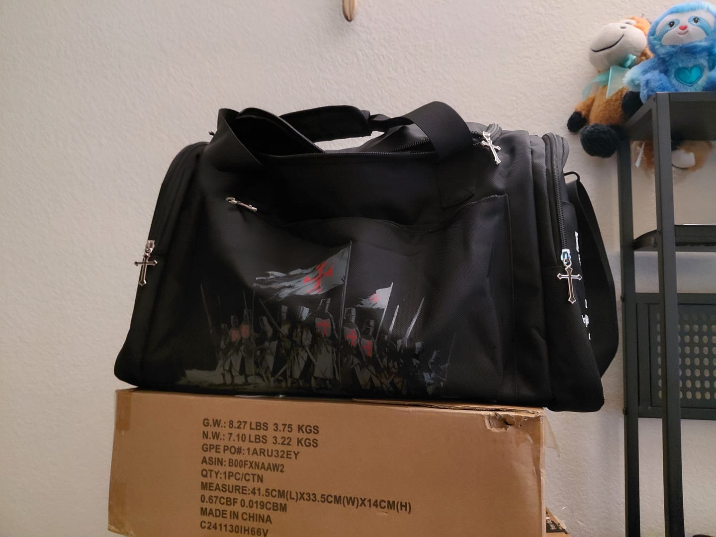 Customer photo review of Crusader Duffle Bag