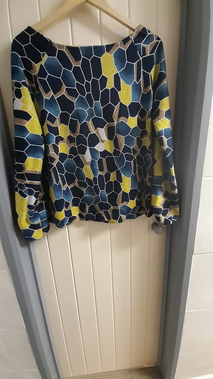 Customer photo review of Modern Mosaic Digital Modal-Touch Jersey Fabric