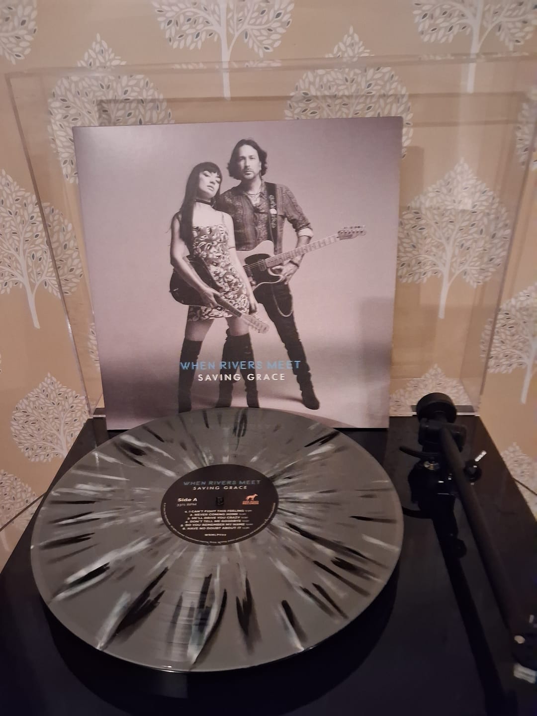 Customer photo review of SAVING GRACE ~ SILVER SPLATTER VINYL 50% OFF