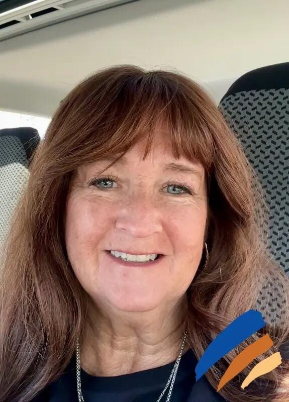Customer photo review of Lily ︳Mono Base 3x5" Human Hair Topper For Thinning Hair