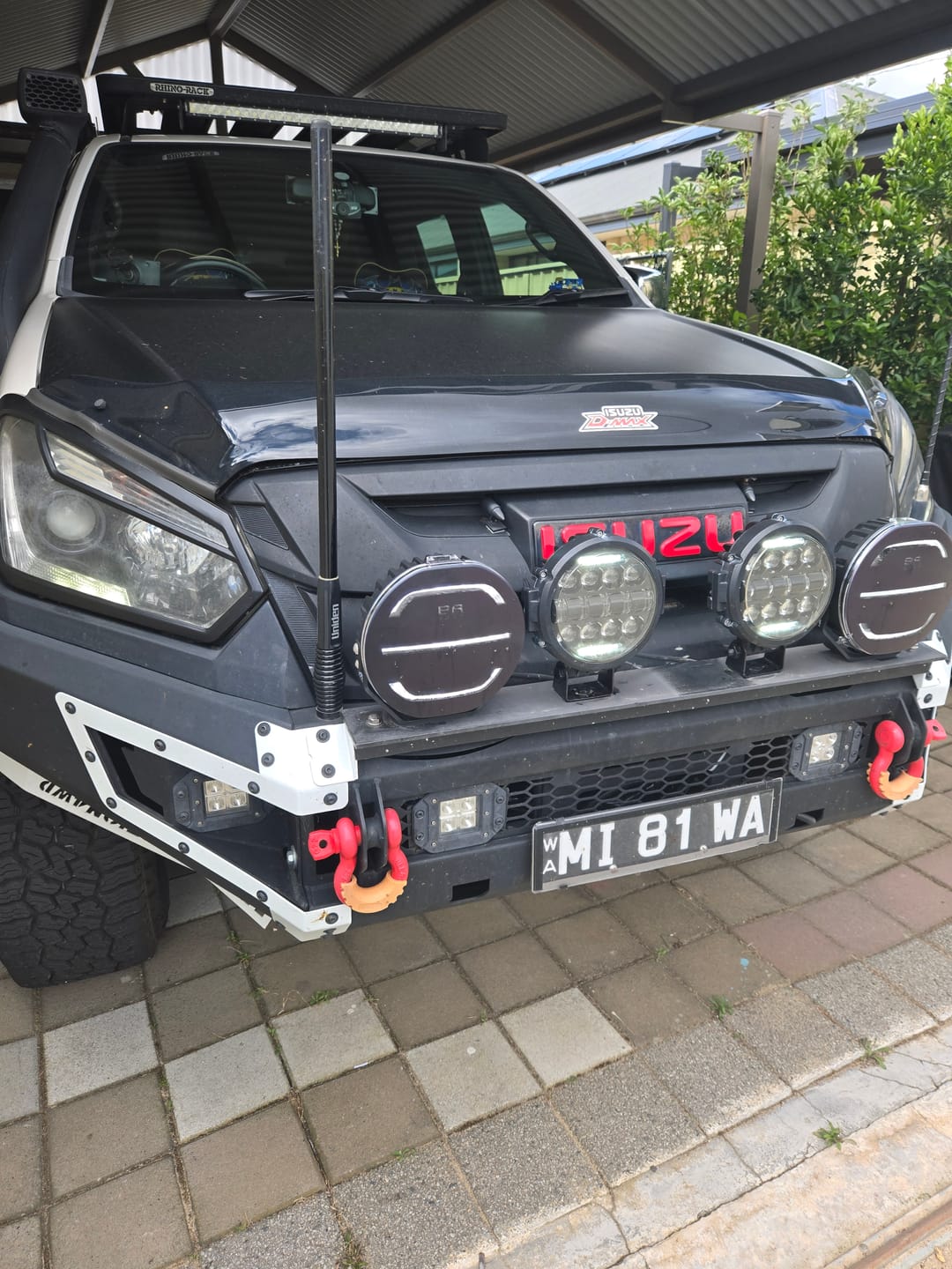 Customer photo review of Covert 7 Inch LED Driving Lights (PAIR W/HARNESS)