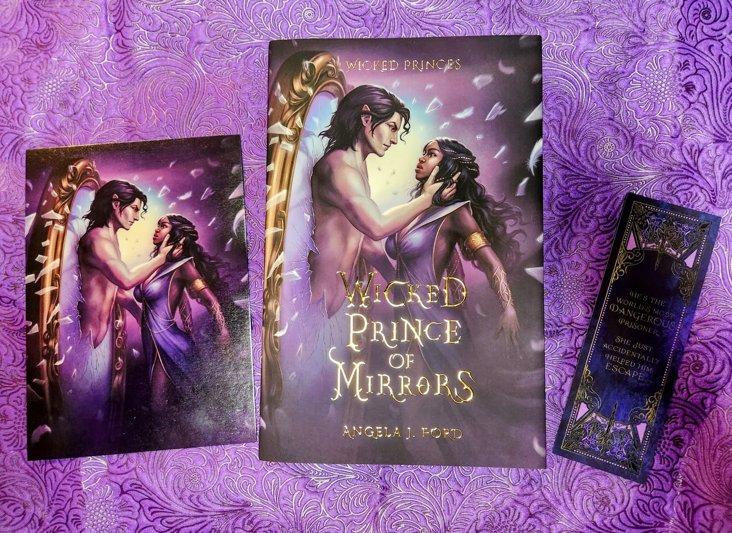 Customer photo review of Wicked Prince of Mirrors: A Villain Gets the Girl Standalone Romantasy