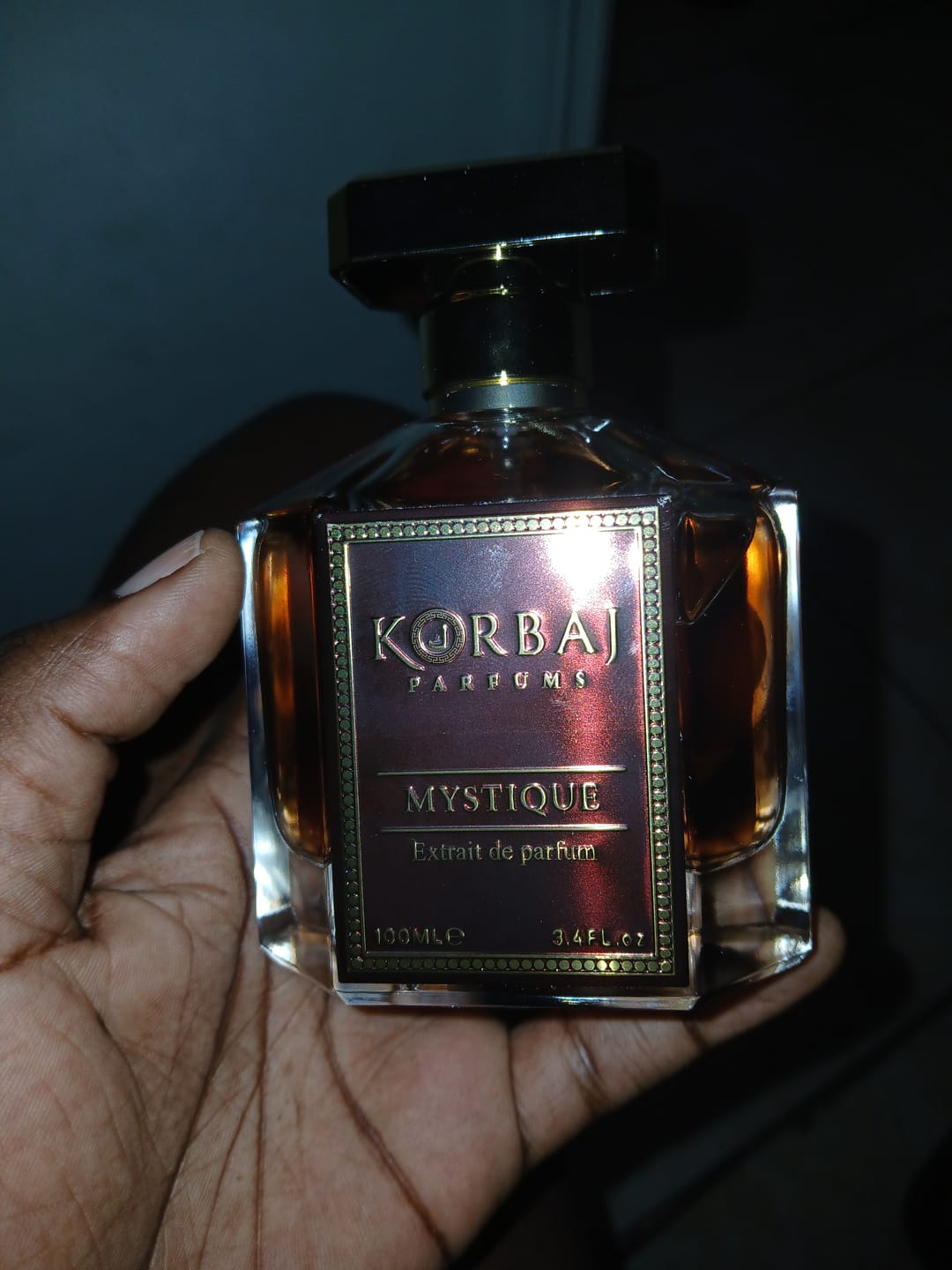 Customer photo review of Korbaj MYSTIQUE - Extrait de Parfum 100ml