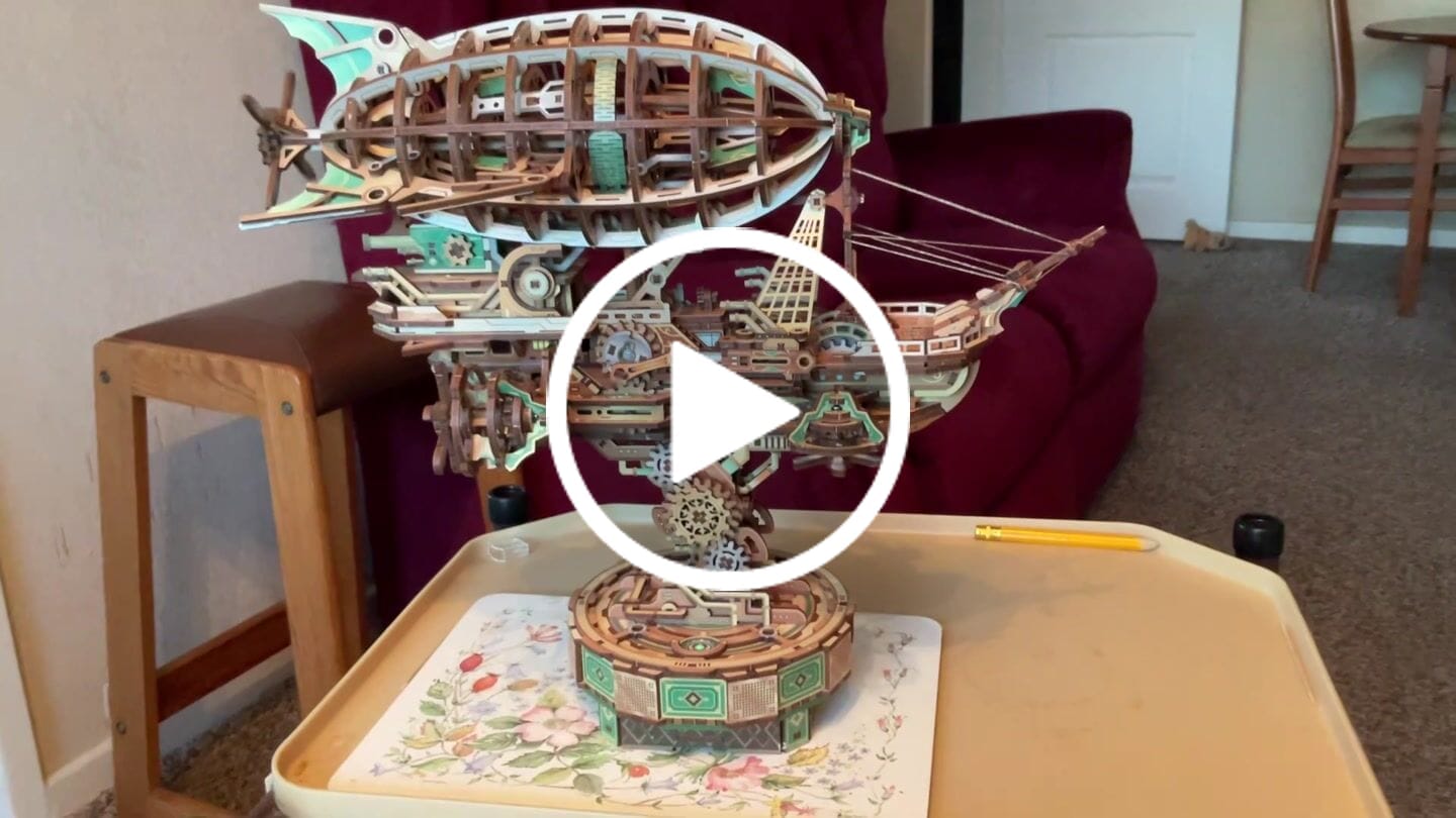 Customer video review of Vapor Trek 3D Wooden Puzzle