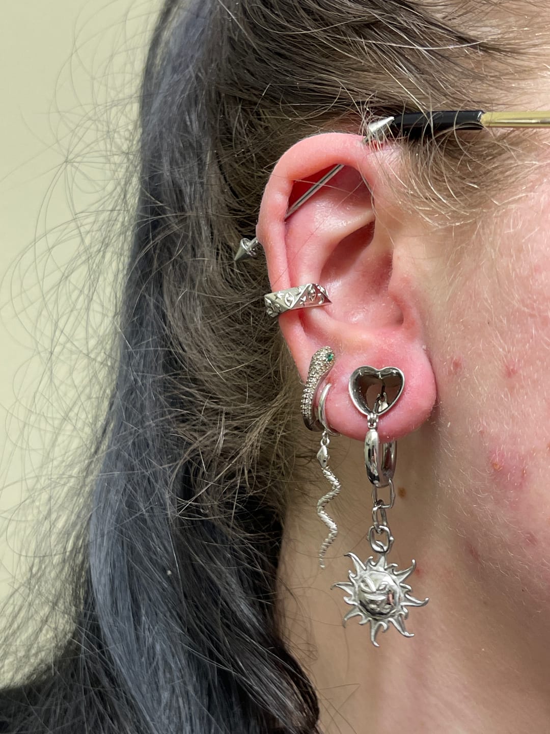 Customer photo review of EAR CUFFS