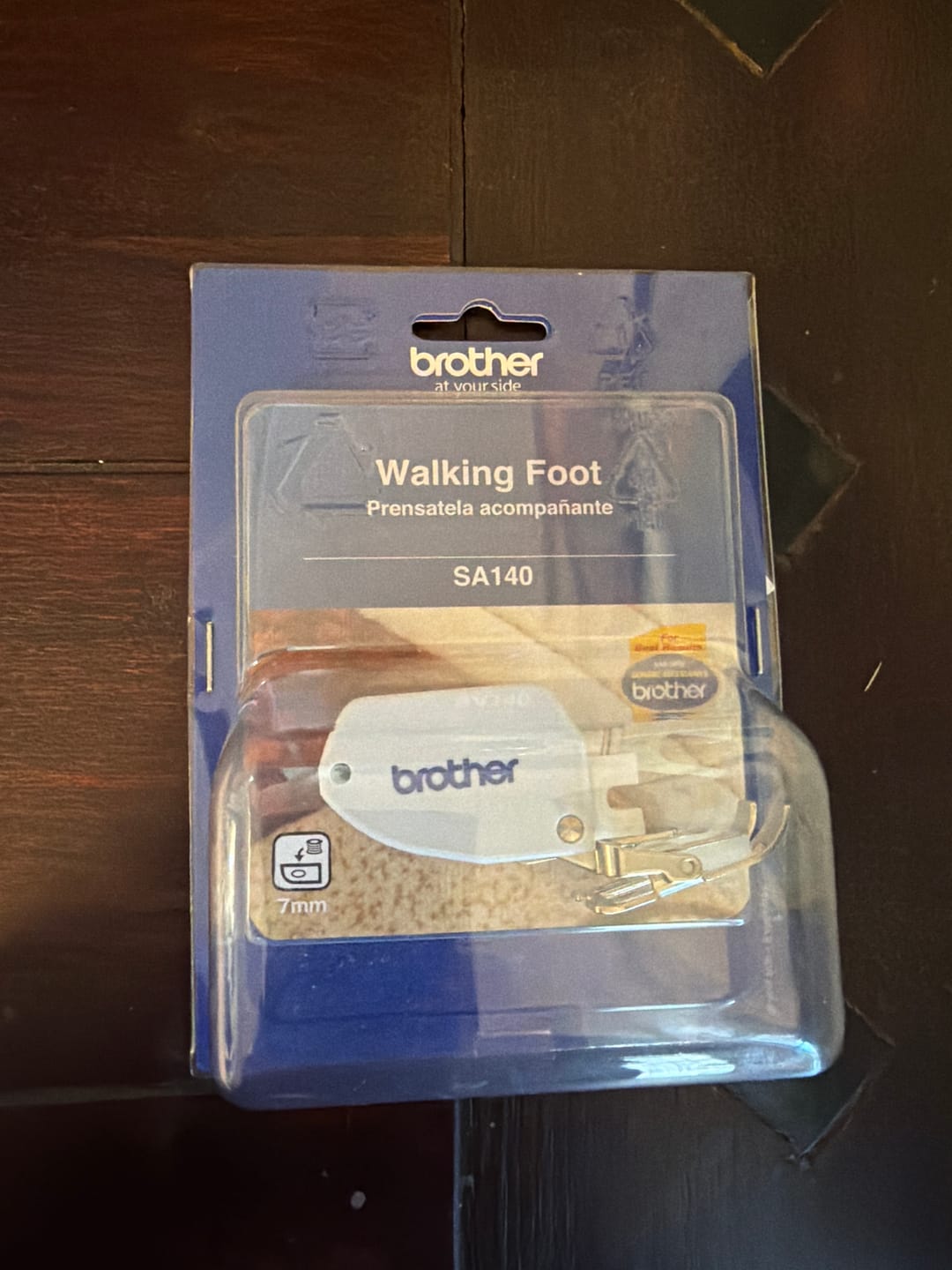 Customer photo review of Walking Foot (7mm), Brother #SA140