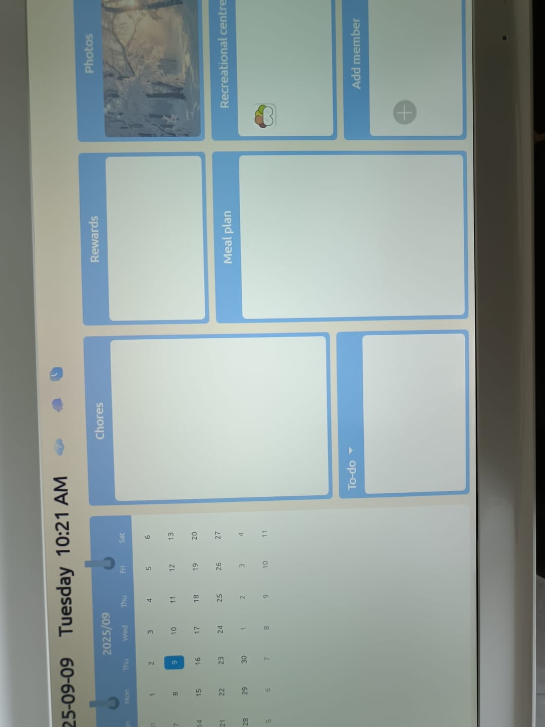 wall digital calendar