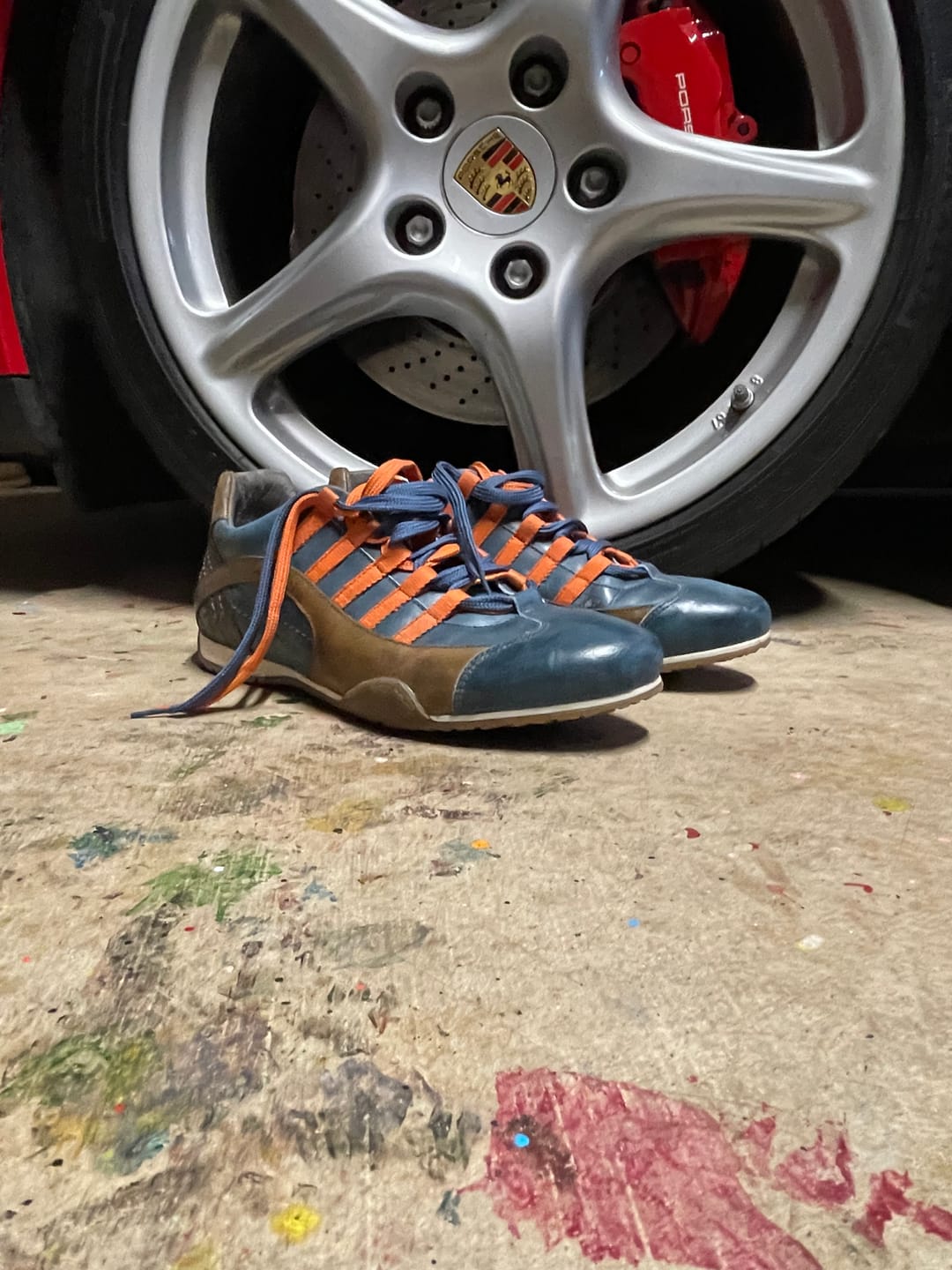 Customer photo review of Men's GrandPrix Sneaker in Asphalt
