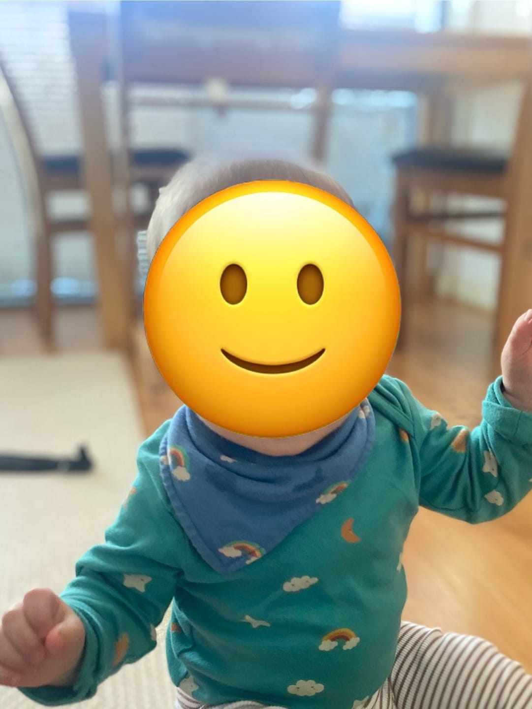 Customer photo review of Turquoise Skies Organic Baby Bodysuit Set - 2 Pack