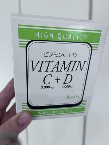 Customer photo review of ビタミンC+D -Wakasapri for Pro.