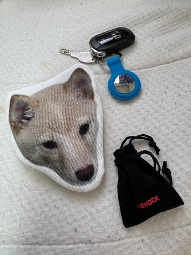 Customer photo review of 本物そっくり♪ペットフェイスバッグ