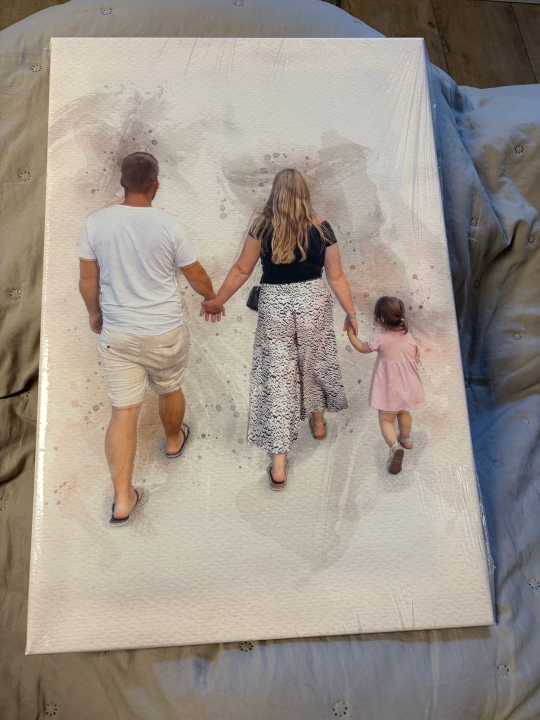 Customer photo review of Personalisiertes Gemälde nach Fotovorlage