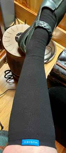 Customer photo review of Performance Eucalyptus Compression Socks