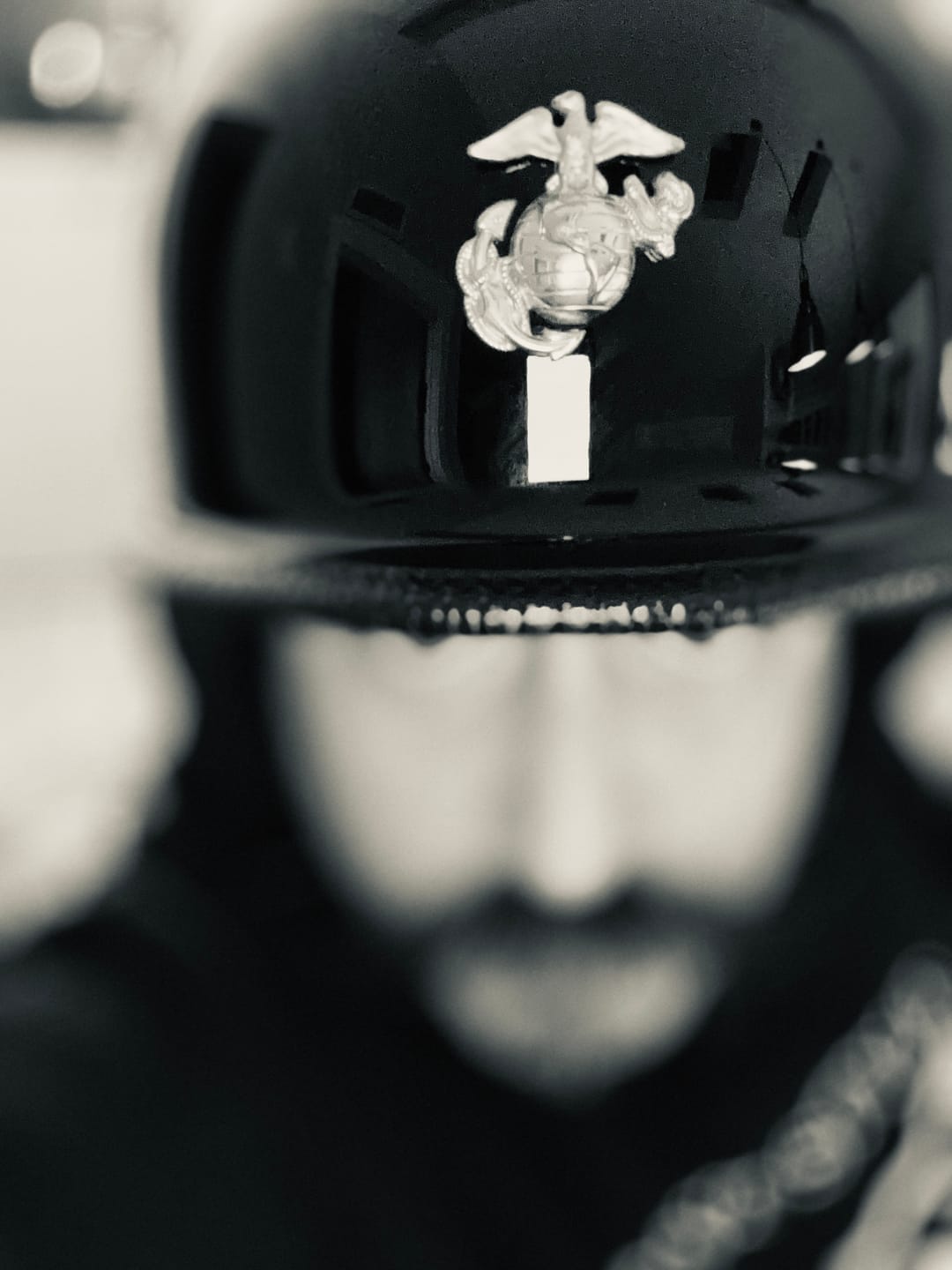 Customer photo review of Mayan Style Half Helmet Lightweight Face German Style DOT Helmet - Gloss Black
