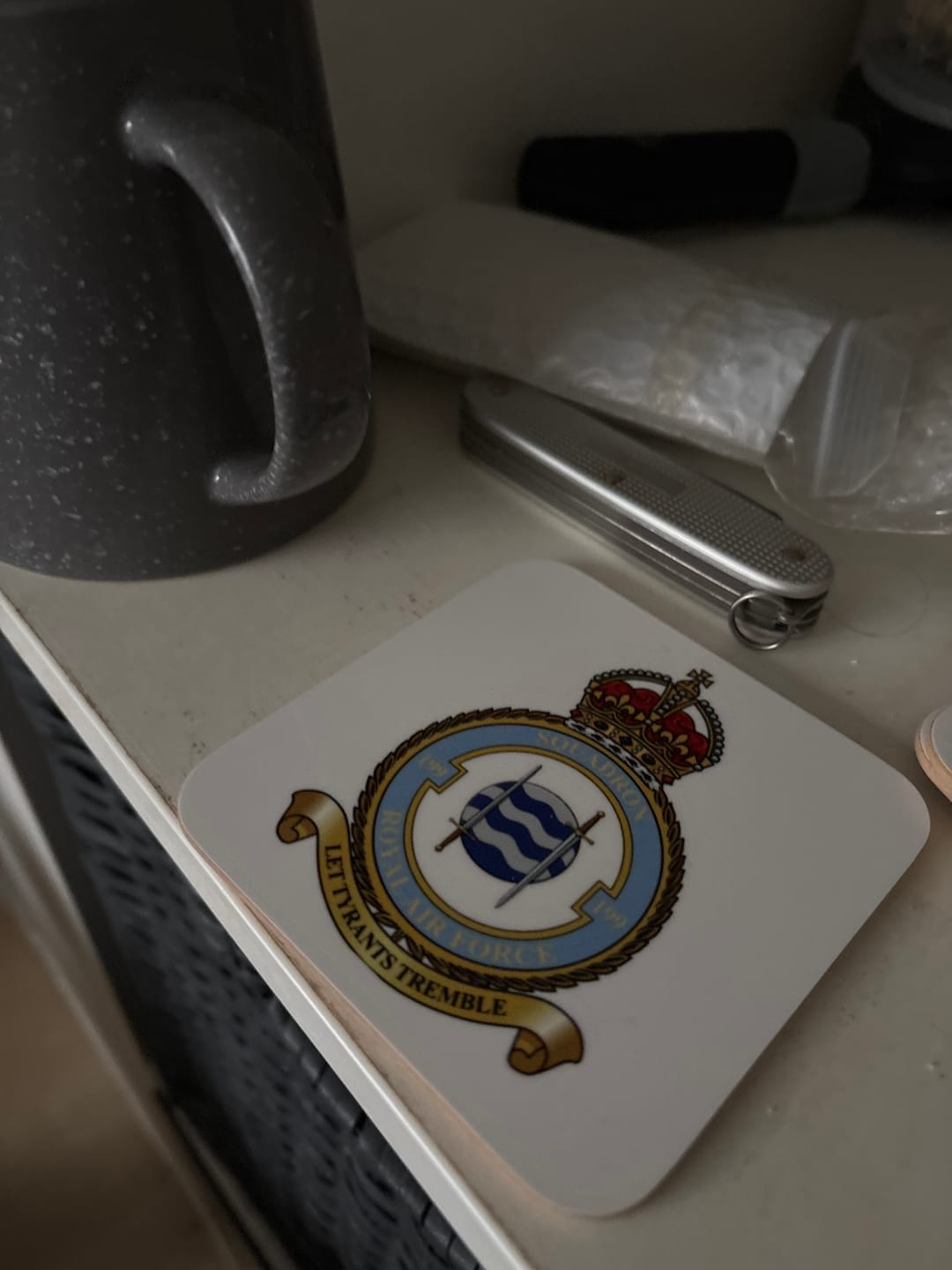 Customer photo review of RAF Station Squadron Coaster
