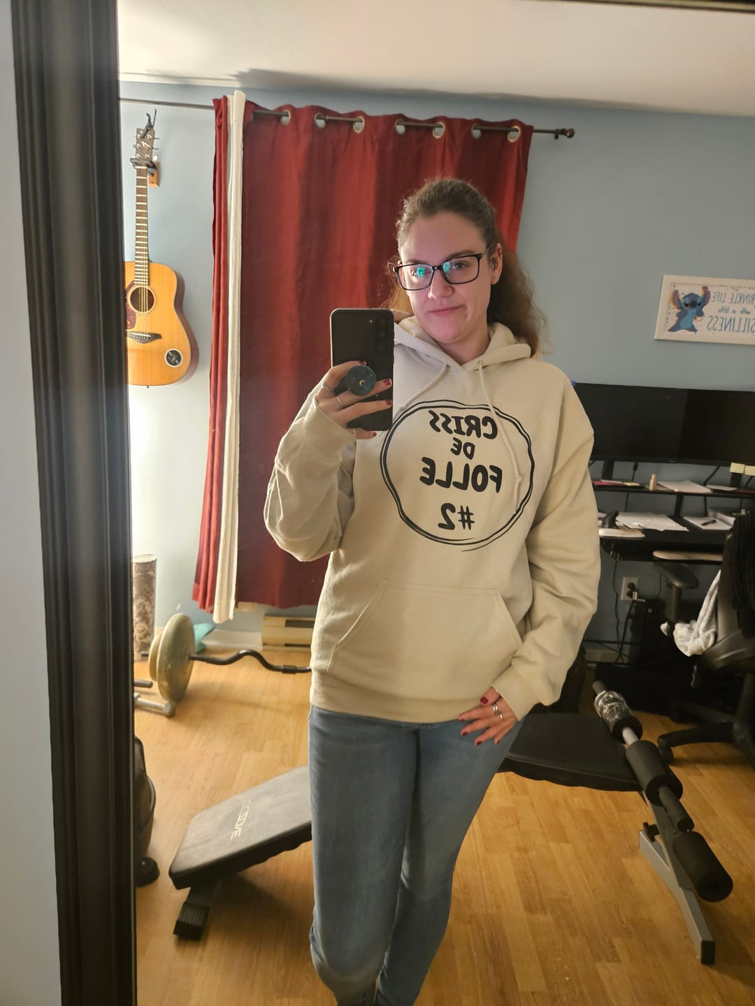 Customer photo review of HOODIE / DUO CRISS DE FOLLE