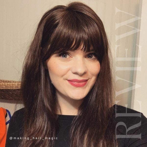 Customer photo review of Human Hair Topper 15*16cm Base All Shades