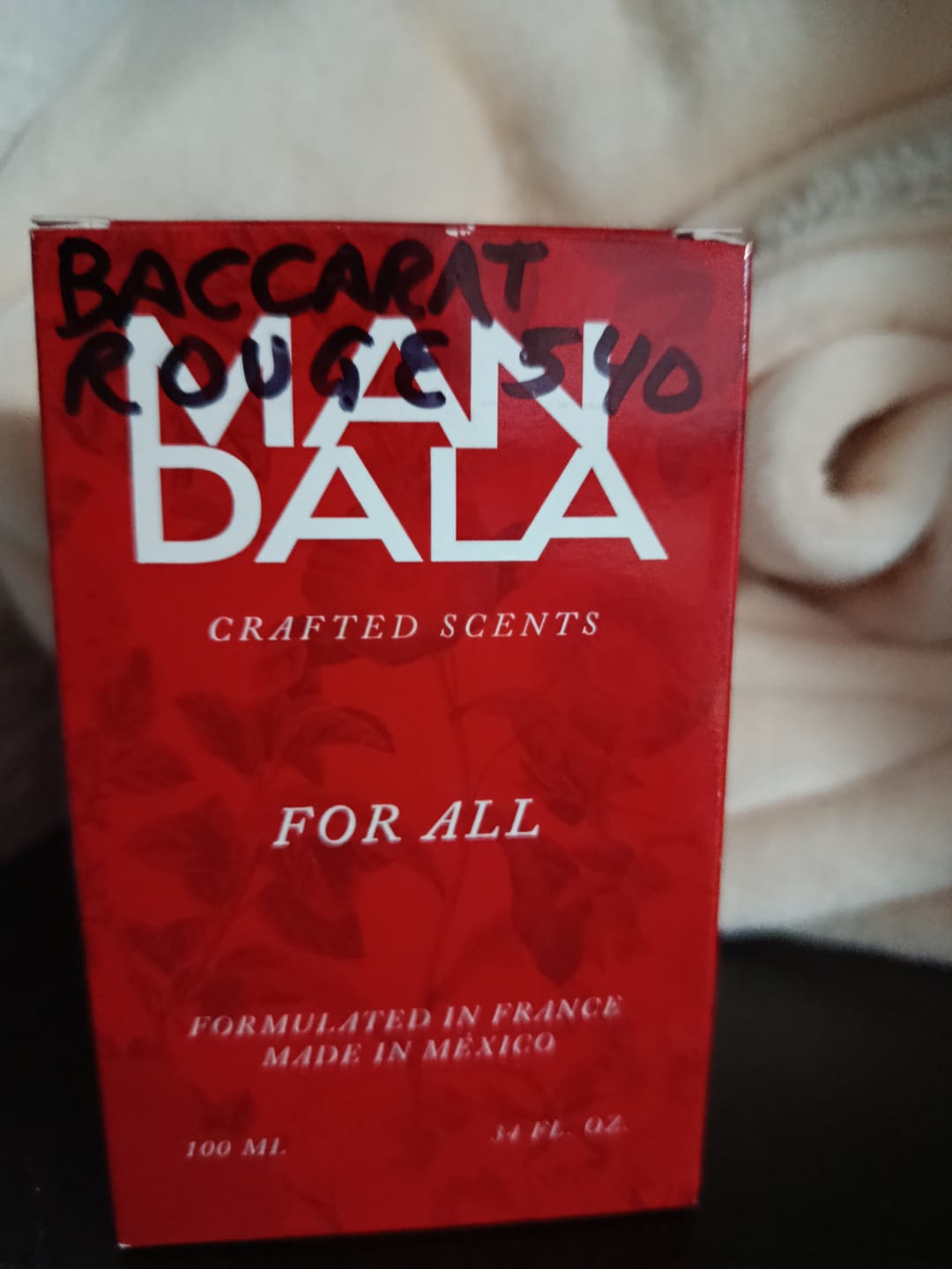 Customer photo review of Twilight Crystals - Inspirado en BACCARAT ROUGE 540 de MFK 100ml-
