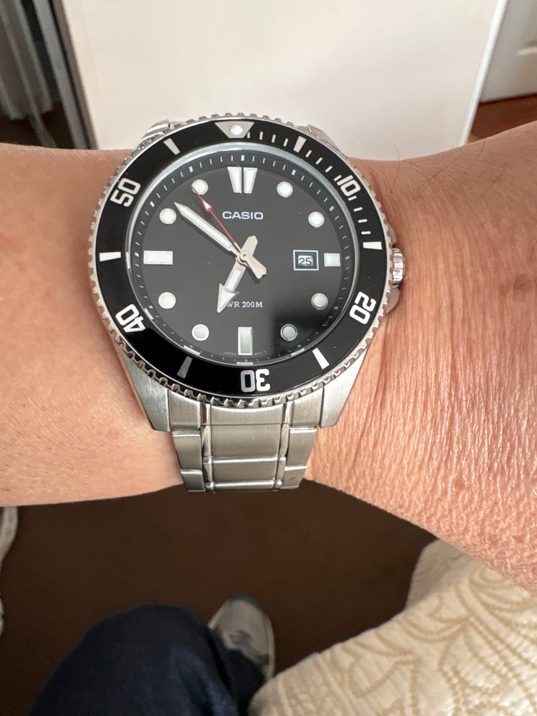 Customer photo review of Reloj Casio Submariner Marlin Duro MDV-107D-1A1VDF Buceo