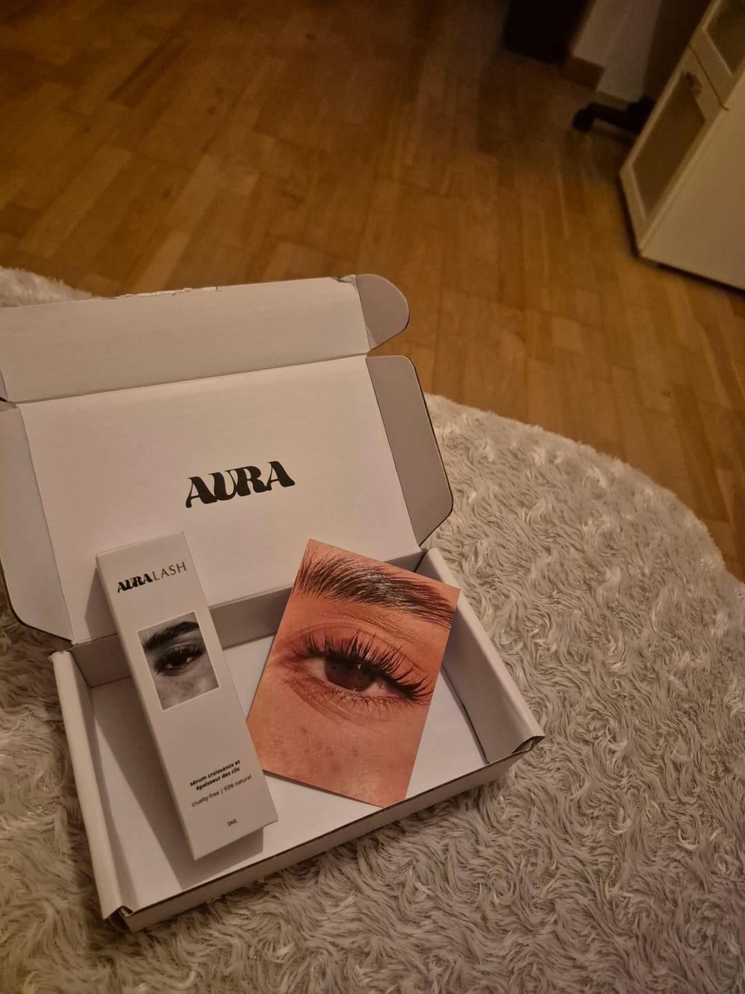 Customer photo review of SÉRUM AURA LASH