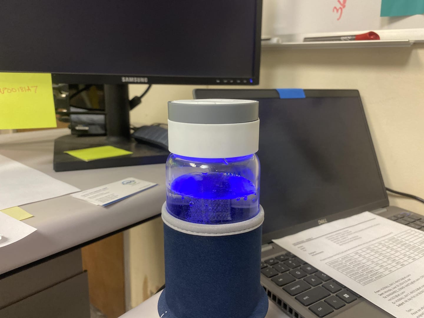 Customer photo review of Pro Hydrogen Water Bottle