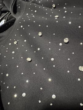 Customer photo review of Aelfric Eden Rhinestone Pullover Hoodie