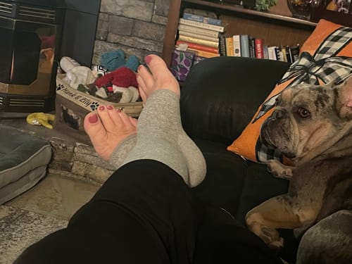 Customer photo review of Premium Anti-Fatigue Bamboo Footsleeves