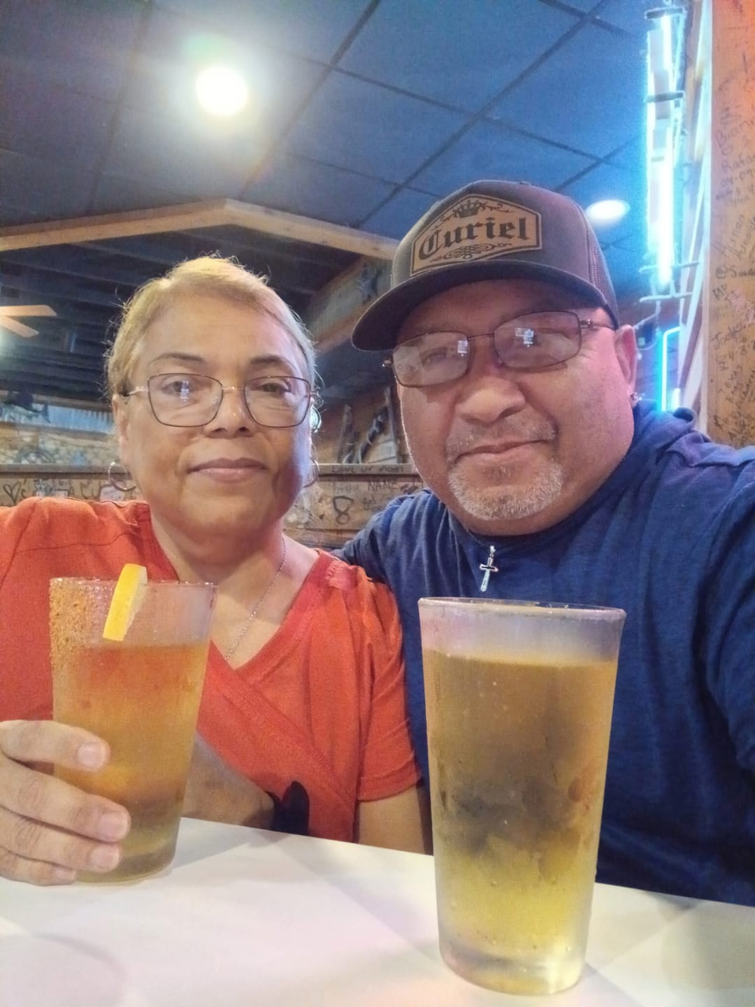 Customer photo review of Alpha Royale - Personalize It - Leather Patch Hat - Richardson 112