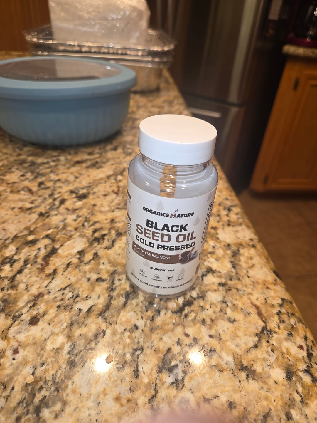 Customer photo review of Black Seed Oil Capsules Cold Pressed