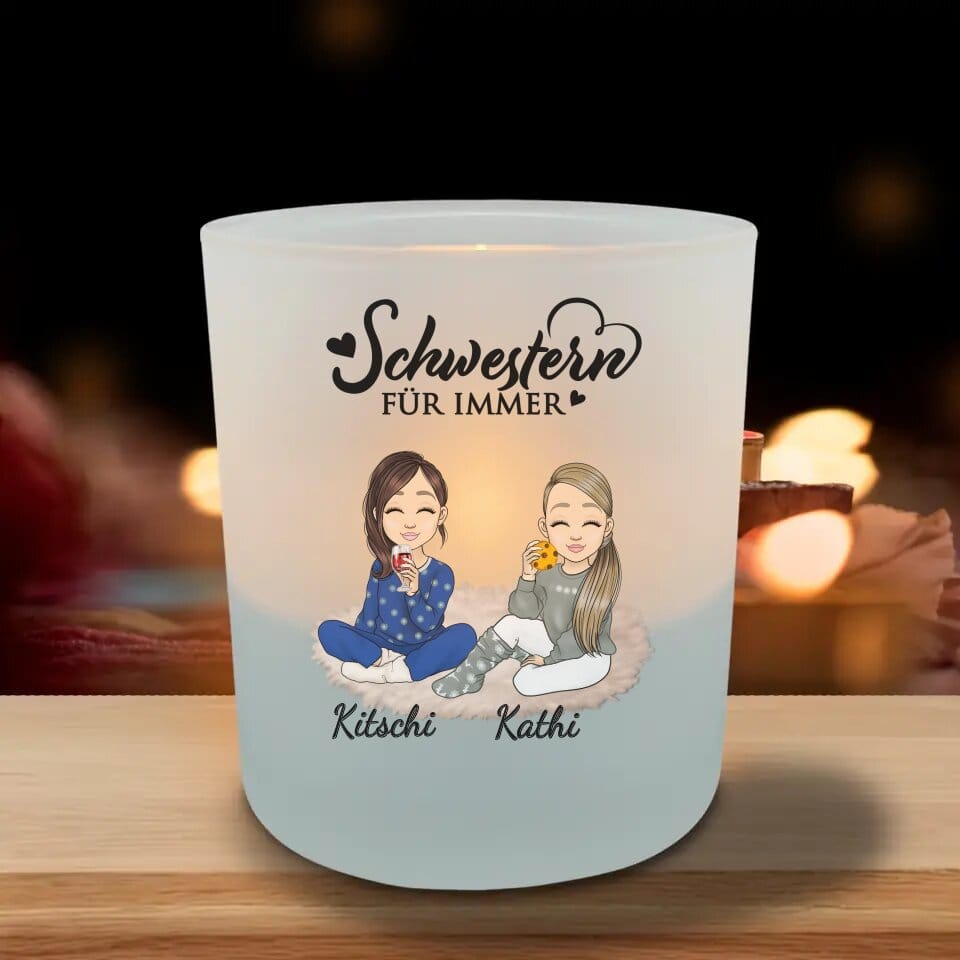 Customer photo review of Herzensmenschen - Personalisiertes Teelicht