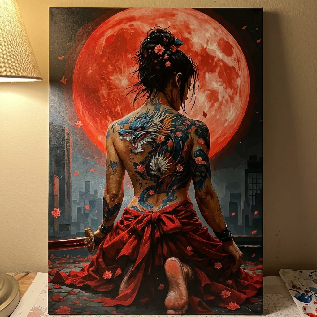 Customer photo review of The Moon's Warrior
