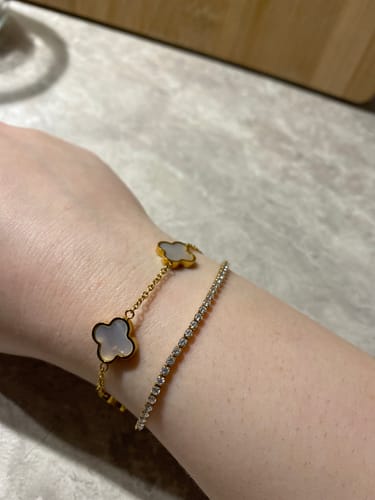 Kundenbewertung mit Foto zu Tennis Armband