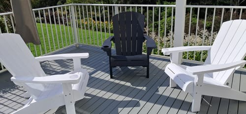 Customer photo review of Alpine Adirondack Chair - Twin Pack