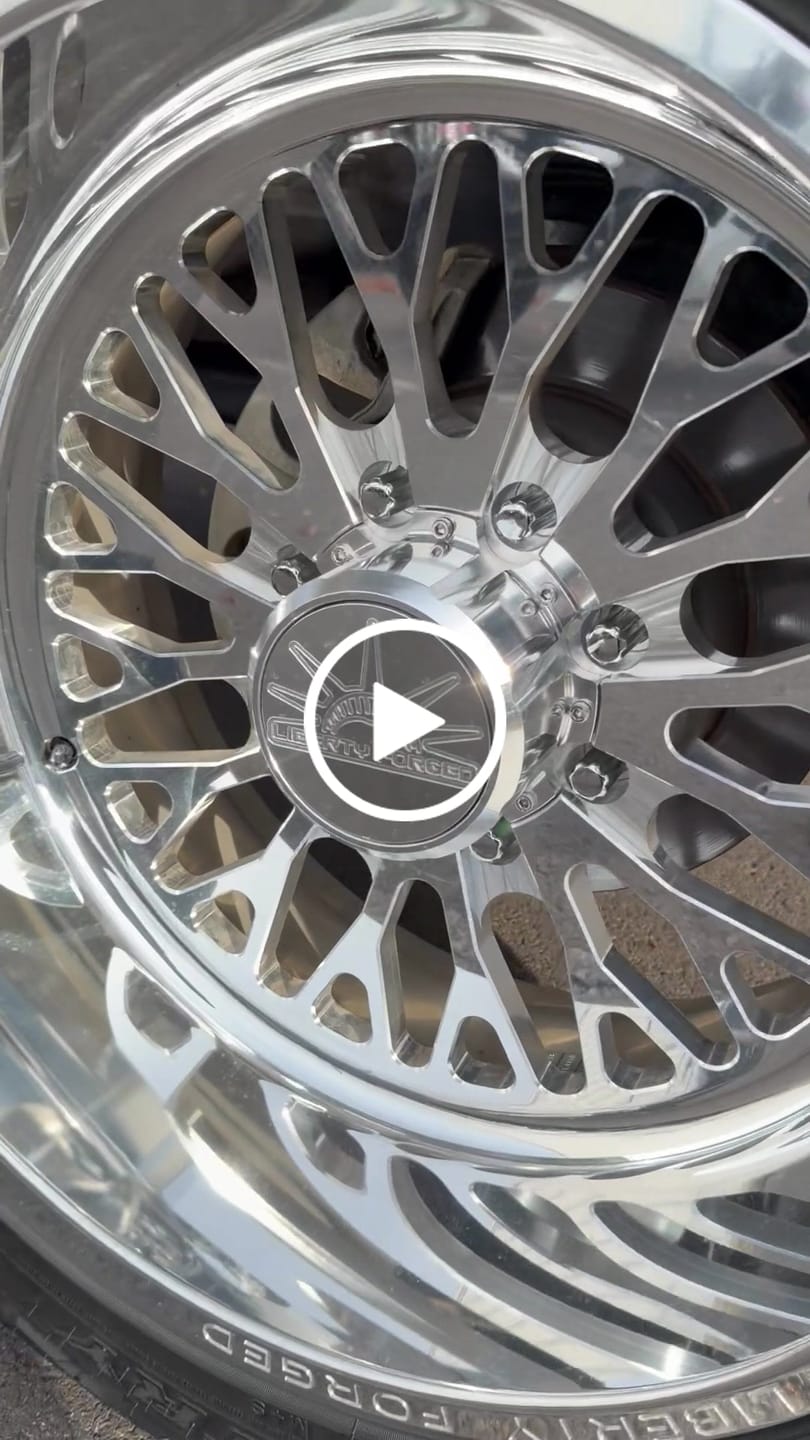 Customer video review of 22x12 Liberty Forged LBTY01 - 8x180 Lug Pattern - Polished (Set of 4)