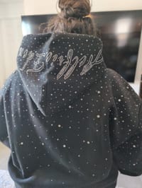 Customer photo review of Aelfric Eden Rhinestone Pullover Hoodie