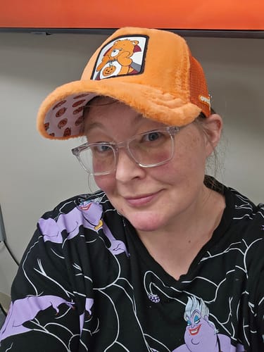 Customer photo review of OVERLORD X Care Bears: Trick or Sweet Bear Trucker Cap