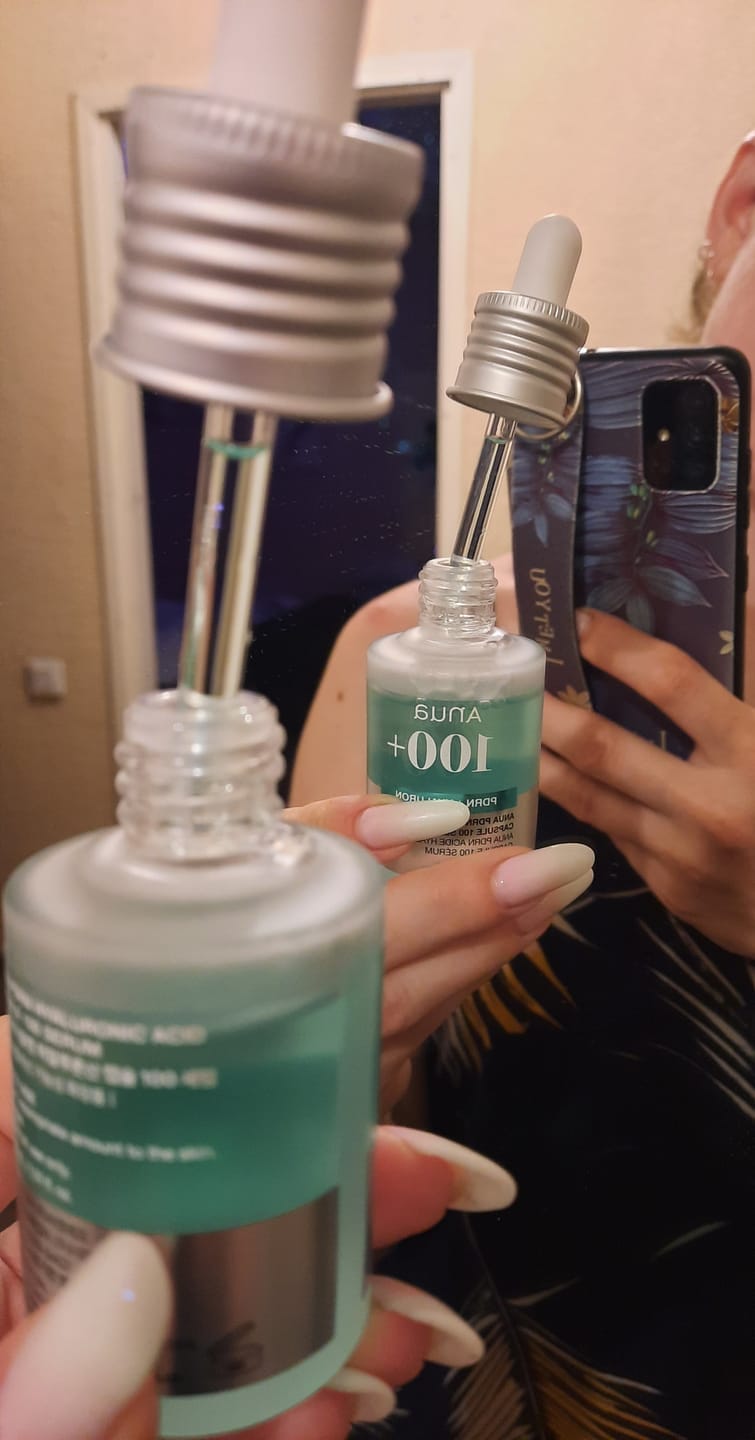 Customer photo review of Serums ar PDRN mirdzuma piešķiršanai ādai Anua PDRN Hyaluronic Acid Capsule 100 Serum