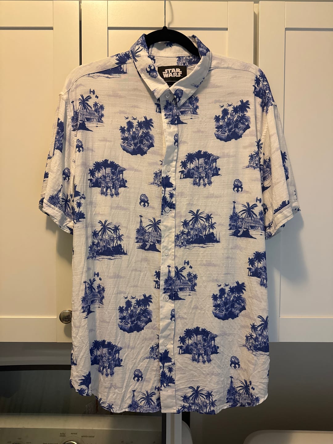 Customer photo review of Star Wars™ "Tide of the Battle" – Bamboo Short Sleeve Shirt