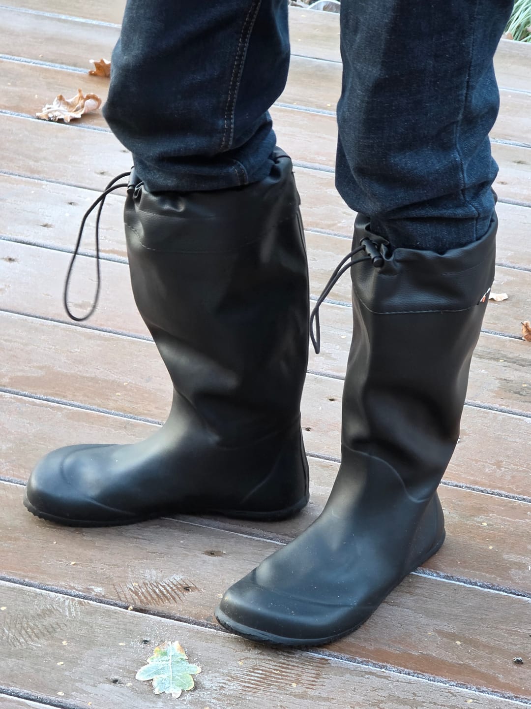 Customer photo review of Vaistoa Katve 2 | Rubber Barefoot Rain Boots