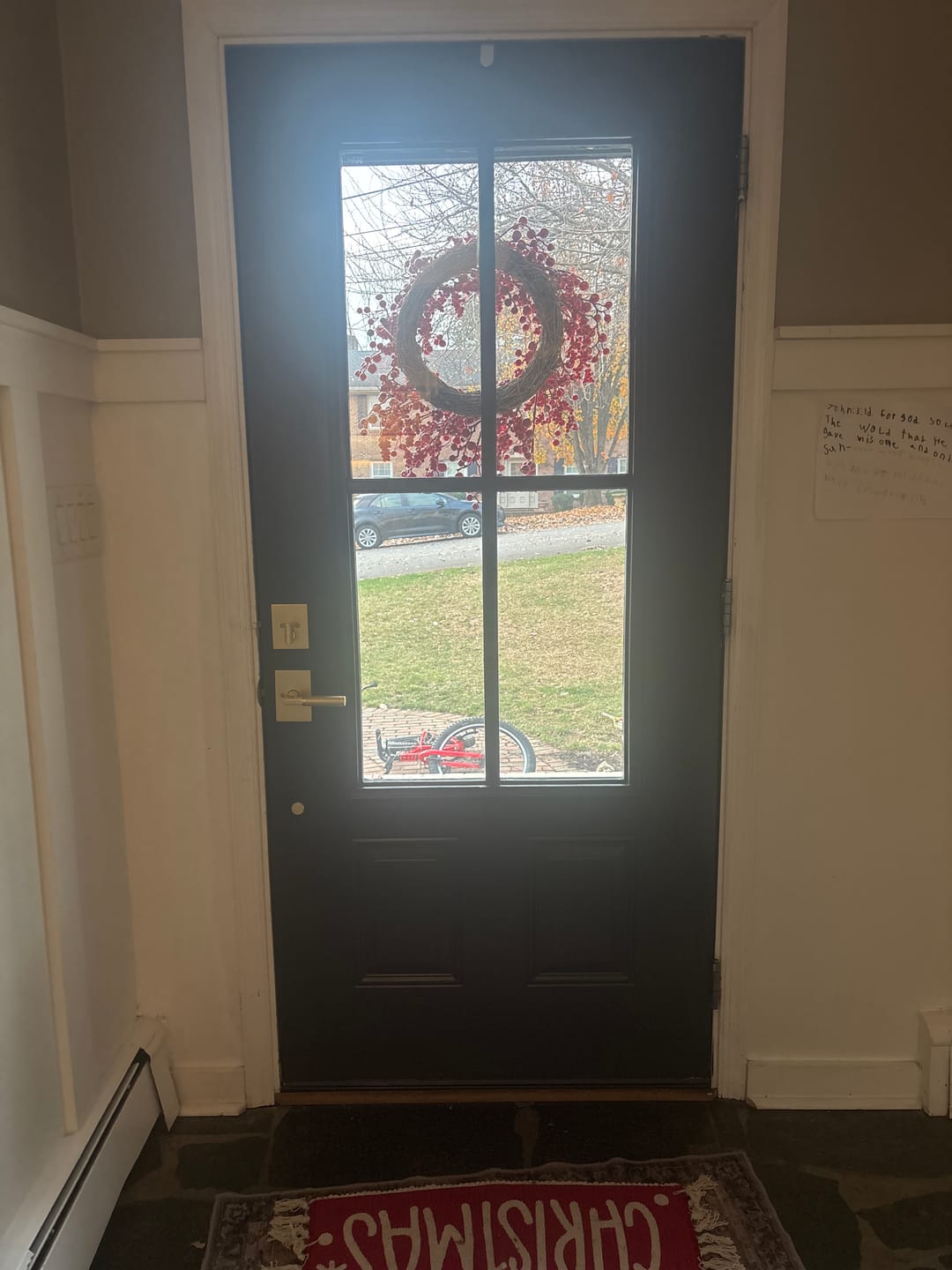 Customer photo review of Clear 4 Lite Glass and Frame Kit (3/4 Lite)