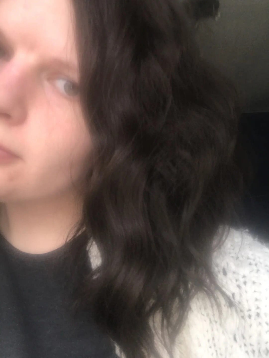 Customer photo review of Susan ︳Wavy Human Hair Topper For Thinning Crown 10*12cm Silk Base All Shades