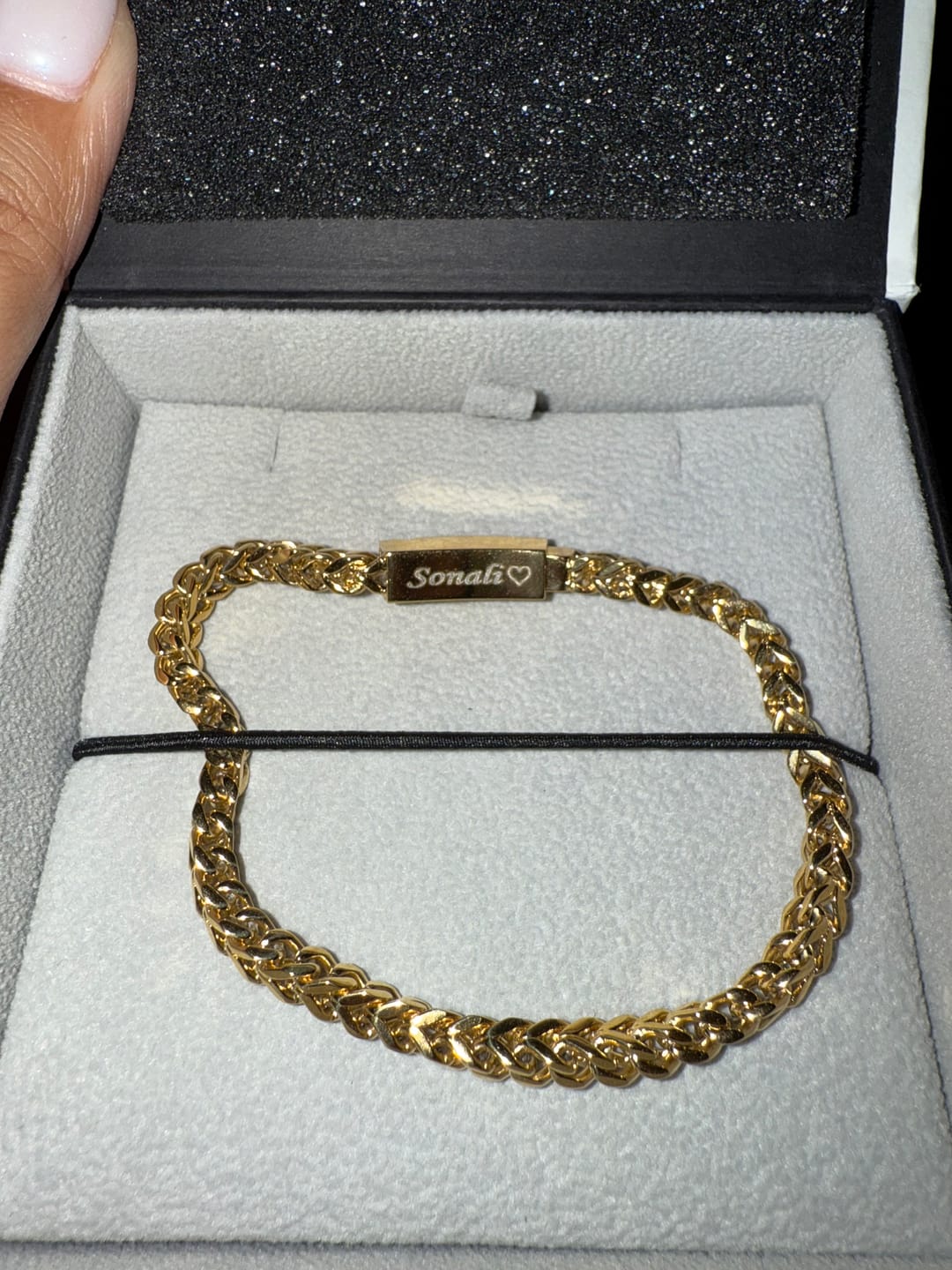 Customer photo review of 4mm Franco Link Bracelet
