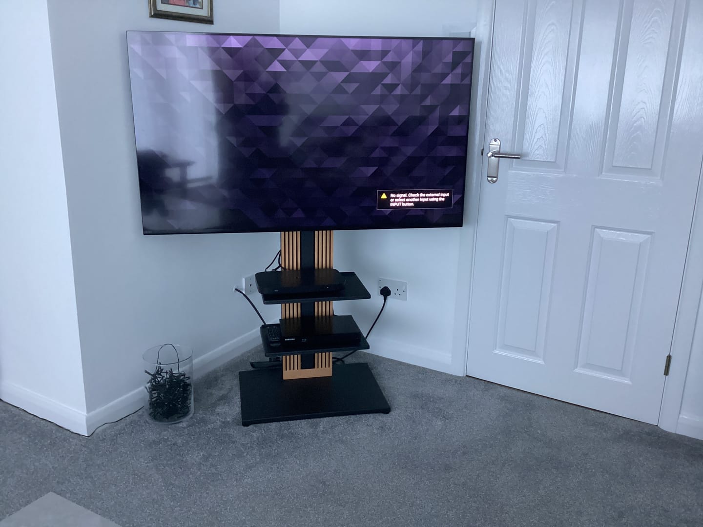 Customer photo review of ZEN FT65 Floor TV Stand