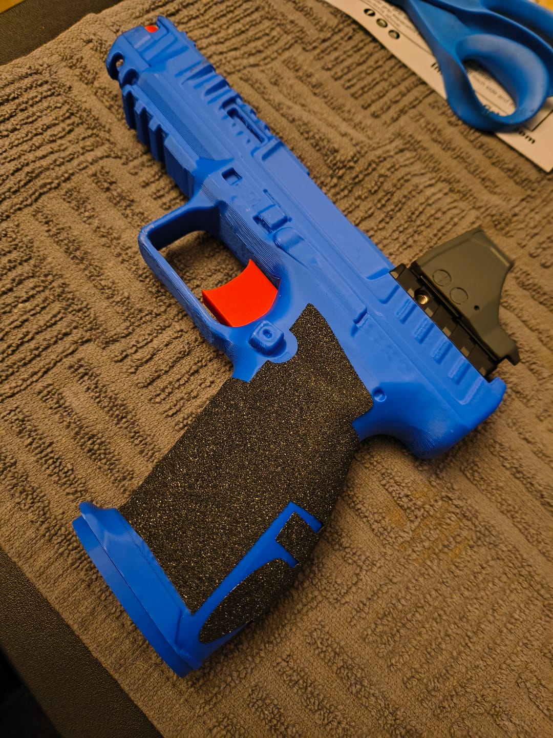 Customer photo review of Grip Keeper Laser Trainer – Trigger-Activated Laser Training Pistol