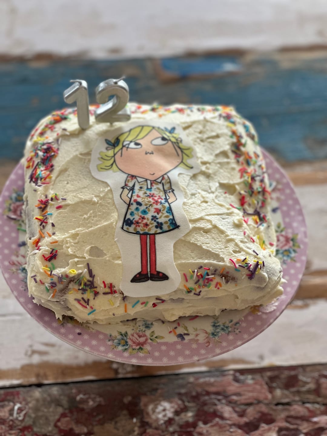 Customer photo review of A5 Rectangle Custom Edible Icing Image