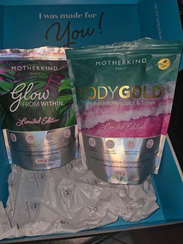 Customer photo review of Glow & GOLD Collagen Starter Kit - PINK LIMITED EDITION