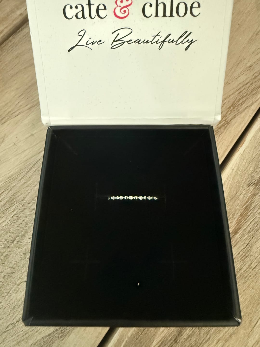 Customer photo review of Illiana 18k White Gold Plated Ring with Round Cut Swarovski Crystals