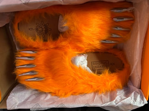 Customer photo review of Bravest x Glogang Studios Bear Claw Mule Orange